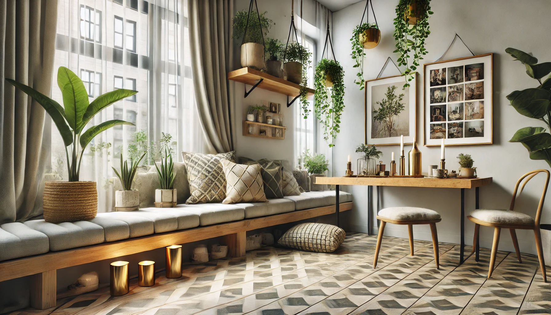 a modern living space transformed with DIY home decor ideas.