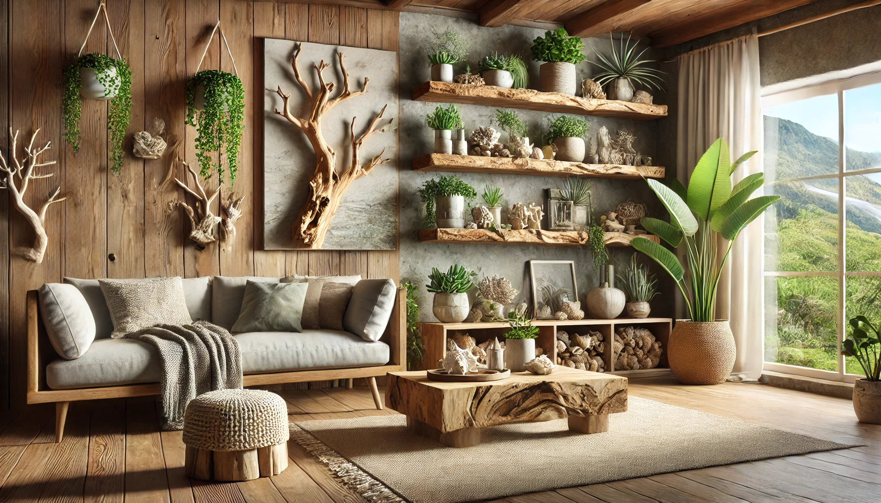 What Are Some Creative Ways to Use Natural Materials in Home Decor?