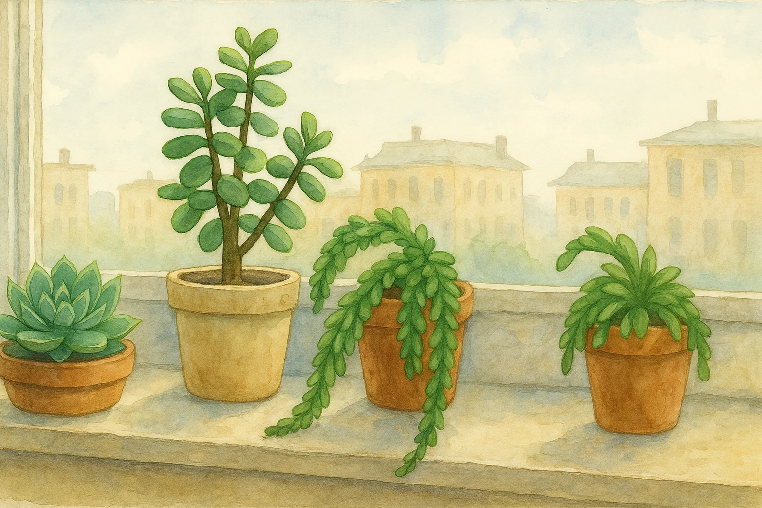 Low-Maintenance and Bright Succulents to Add to Your Windowsill