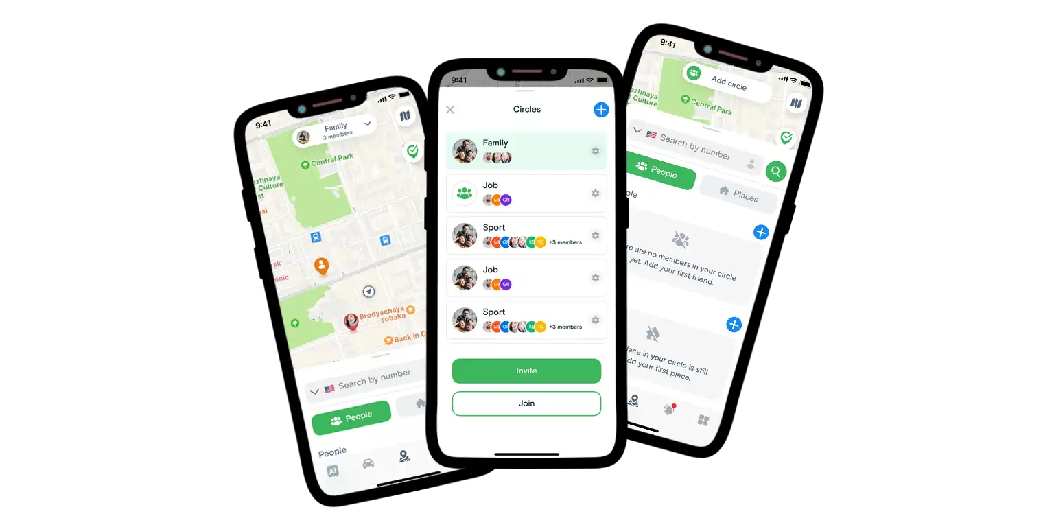 A screen from the Number Tracker app with some of its features.